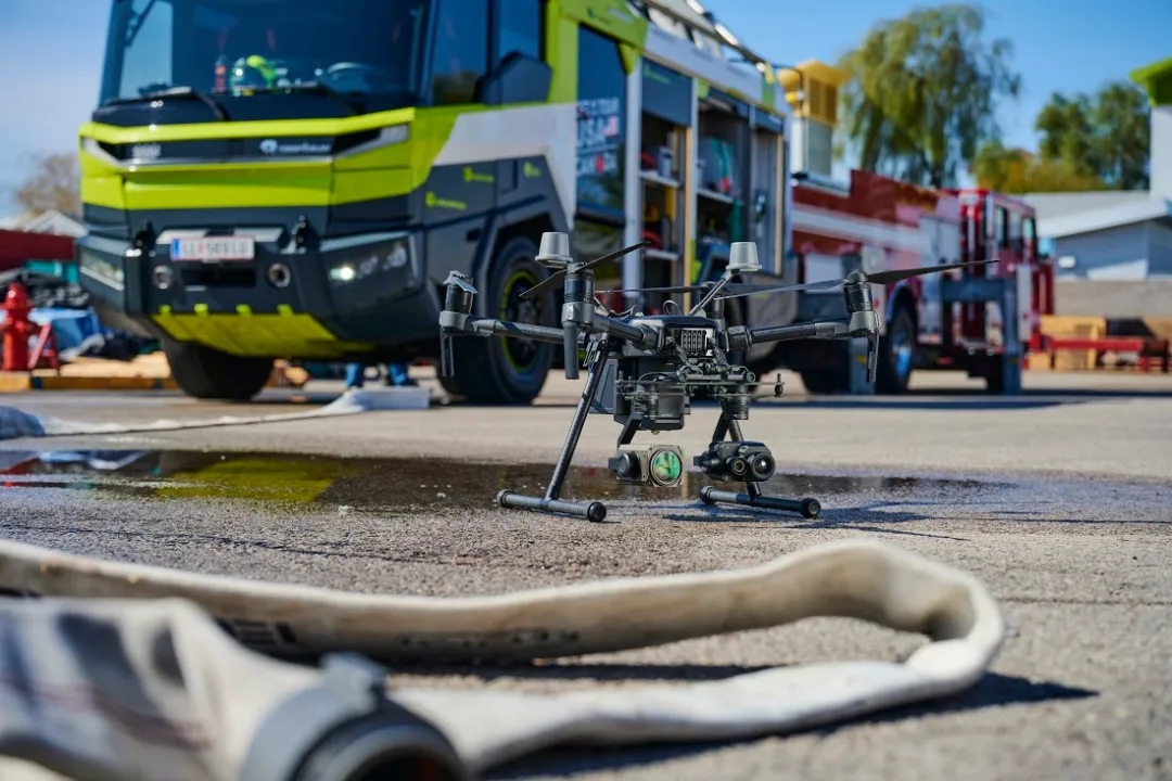 大疆无人机的空中优势与卢森宝亚的消防管理系统结合