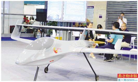 第五届深圳国际无人机展上展出的无人机。