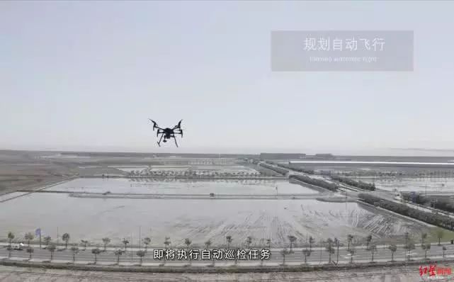 无人机每天定时、定航线自动在120米高空对临港进行正向摄影