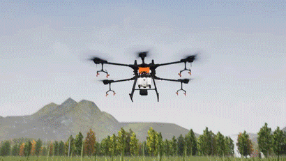 大疆飞行模拟特地加入了 T16 植保无人飞机