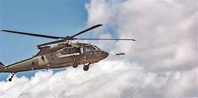直升机改装为无人机发射平台