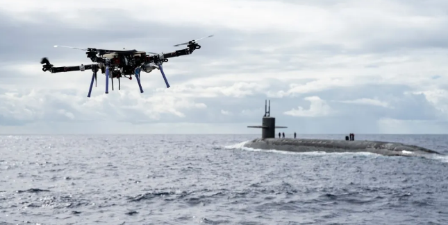 美国海军开始测试海上货运无人机系统1